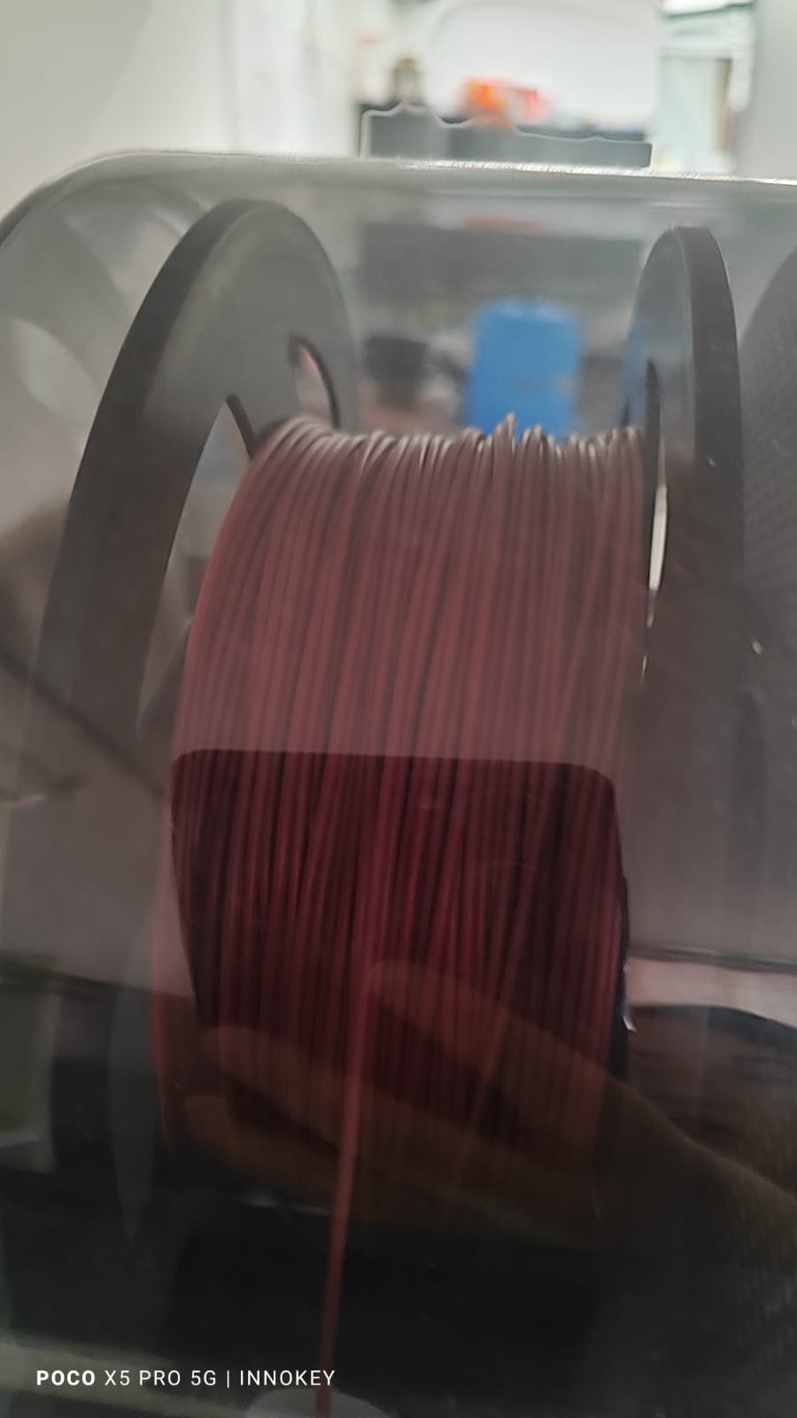 Fotografía del filamento de Innokey: Cobre PLA