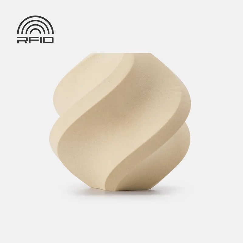 Muestra del fabricante: Roble blanco, Bambu Lab PLA Wood